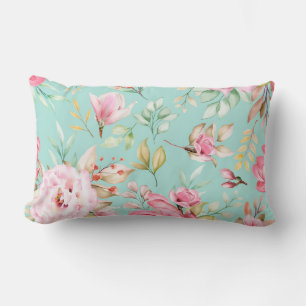 Cojín Lumbar Bonito floral decorativo llamativo