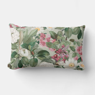 Cojín Lumbar Bonito floral decorativo llamativo 
