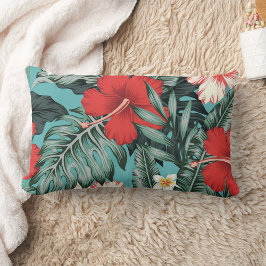 Cojín Lumbar Bonito floral decorativo llamativo 