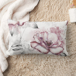 Cojín Lumbar Bonito floral decorativo llamativo 