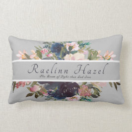 Cojín Lumbar Bonito Floral Personalizada Significado Nombra De