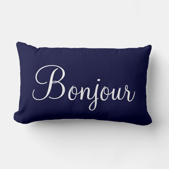 Cojín Lumbar Bonjour Paris Lumbar Pillow (Anverso)