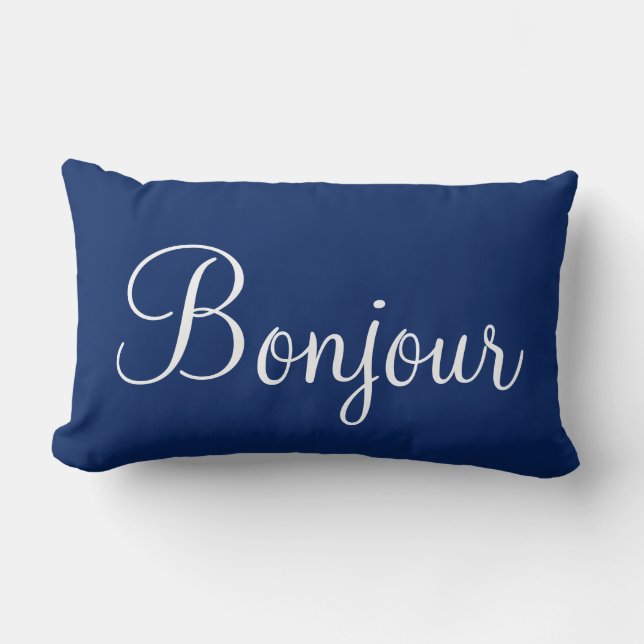 Cojín Lumbar Bonjour Paris Lumbar Pillow (Anverso)