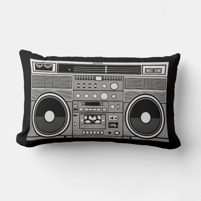 Cojín Lumbar Boombox (Anverso)