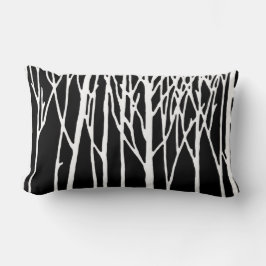 Cojín Lumbar Bosque Birch por Leslie Peppers