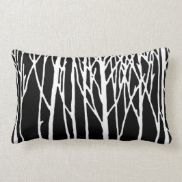 Cojín Lumbar Bosque Birch por Leslie Peppers
