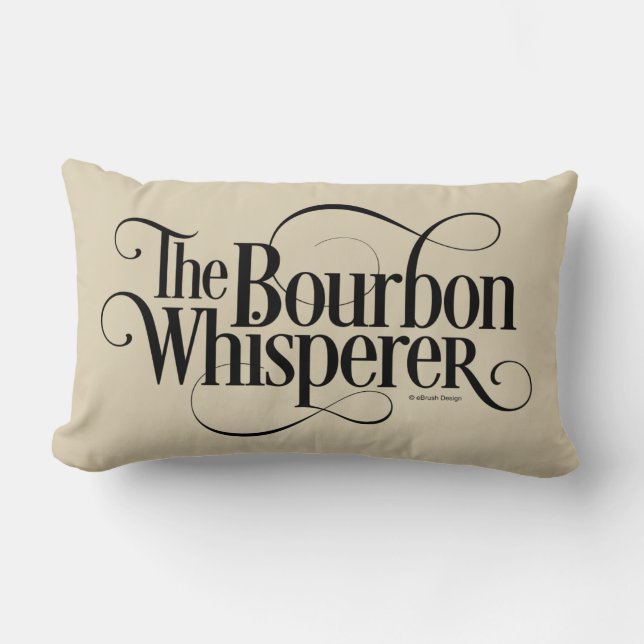 Cojín Lumbar Bourbon Whisperer Lumbar Pillow (Anverso)
