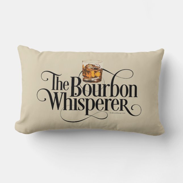 Cojín Lumbar Bourbon Whisperer Lumbar Pillow (Anverso)