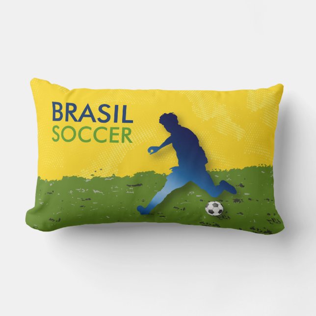 Cojín Lumbar Brasil Soccer (Anverso)