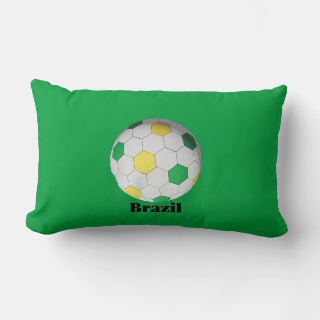 Cojín Lumbar Brazil Soccer (Anverso)
