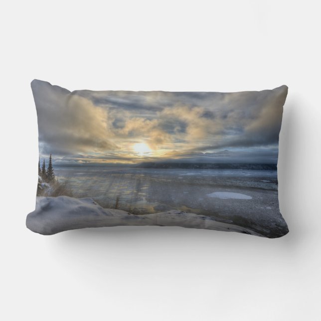 Cojín Lumbar Brazo de vuelta del solsticio de invierno (Anverso)