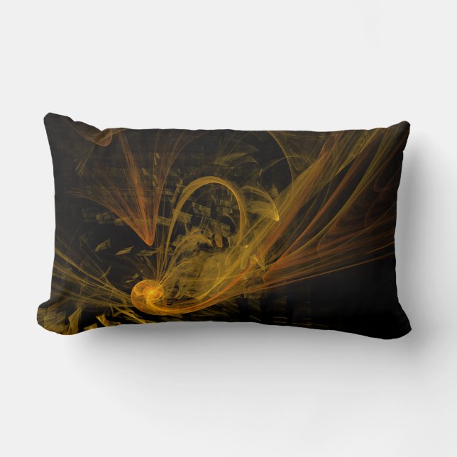 Cojín Lumbar Breaking Point Resumen Pillow Art Lumbar (Anverso)