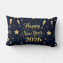 Cojín Lumbar Bright and Cheerful Holiday Vibes Throw -New Year