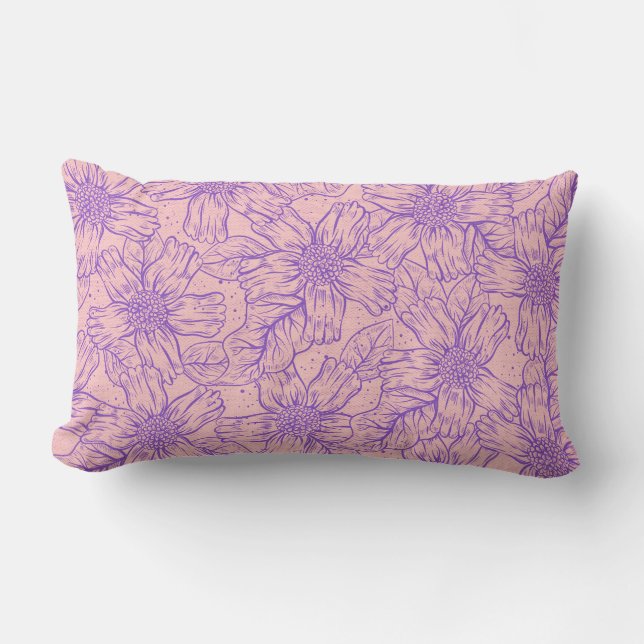 Cojín Lumbar Bright Bloom Accent Pillow (Anverso)