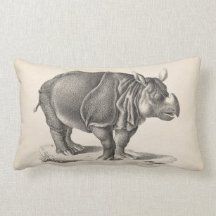 Cojín Lumbar Brodtmann Rhinoceros Sketch