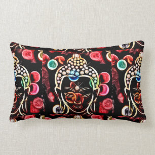 Cojín Lumbar Buda psicodélico