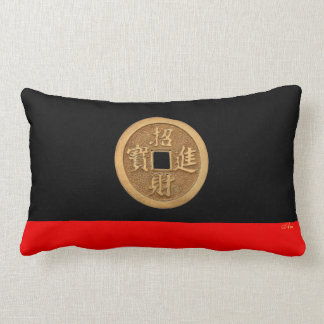 COJÍN LUMBAR BUENA SUERTE PILAR MONEDA CHINA - ARA PILLOW
