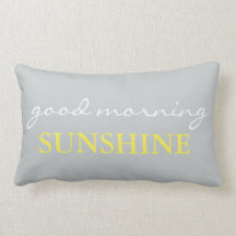 "Buenos días Sunshine" Accent Bed Pillow