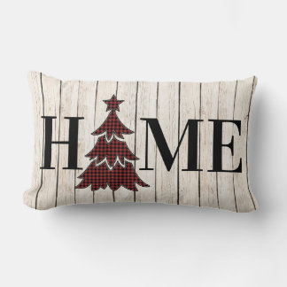 Cojín Lumbar Búfalo Plantado Árbol de Navidad HOME