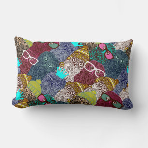 Cojín Lumbar Búho en la corona