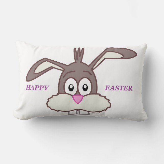 COJÍN LUMBAR BUNNY "FELIZ ORIENTAL" (Anverso)