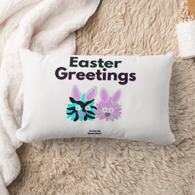 Cojín Lumbar Bunny Fuzzies Lumbar Pillow (Manta)