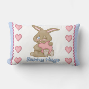 Cojín Lumbar Bunny Hugs Blue