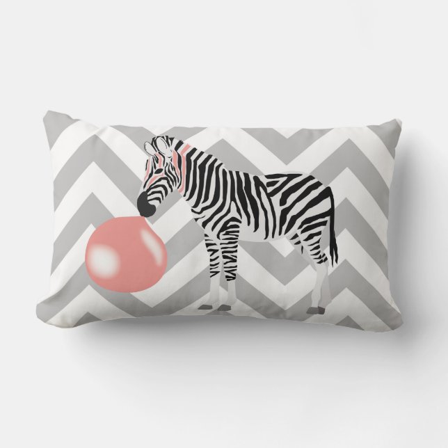 Cojín Lumbar Burbuja Gum Zebra (Anverso)