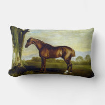 Caballo de castaño en un paisaje (George Stubbs)