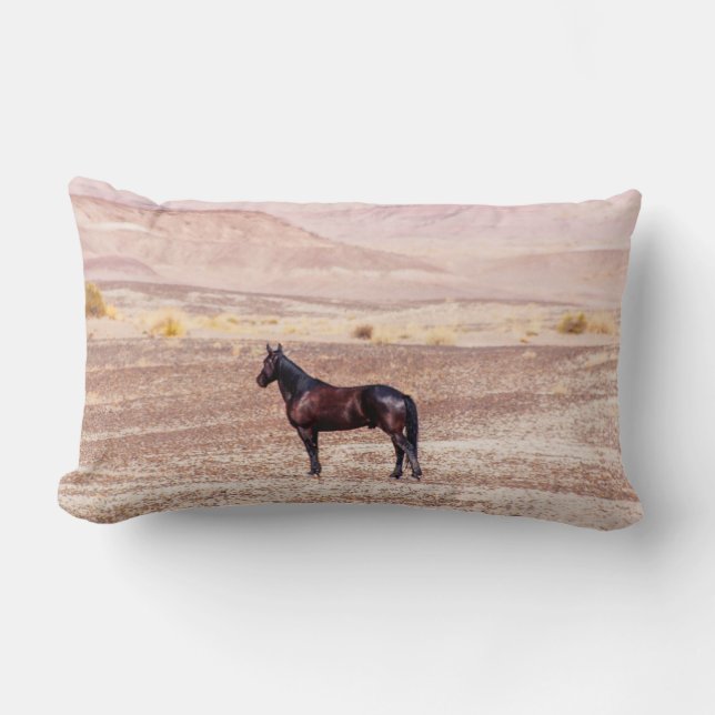 Cojín Lumbar Caballo desierto P8664 (Anverso)