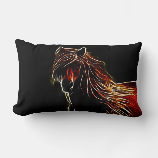 Cojín Lumbar Caballo marrón (Anverso)