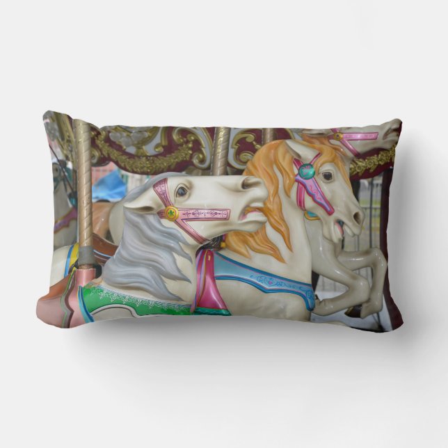 Cojín Lumbar Caballos de carrusel