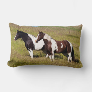 Cojín Lumbar Caballos en la ladera