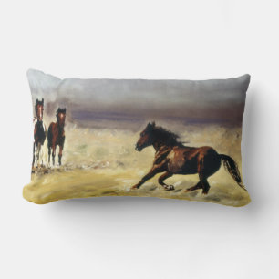 Cojín Lumbar Caballos Salvajes/Cabalos salvaxes/Wild horses