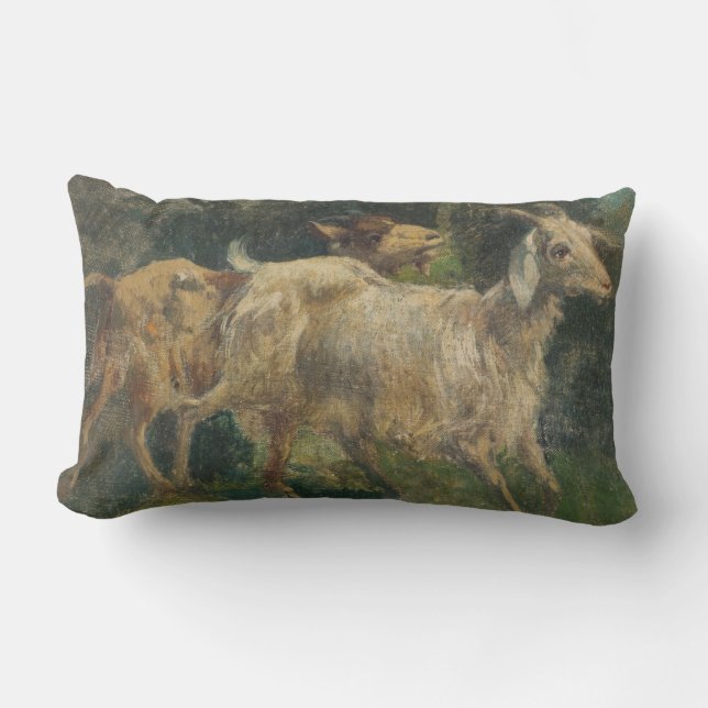 Cojín Lumbar Cabras (por Vincenzo Caprile) (Anverso)