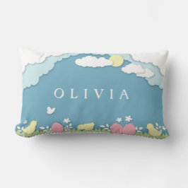 Cojín Lumbar Cacería de huevos de Pascua, nombre del papeleo de