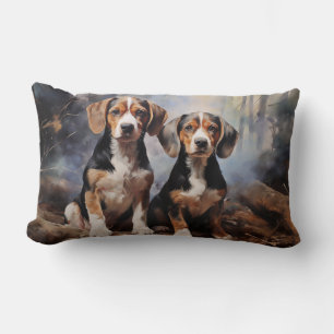 Cojín Lumbar Cachorros de Beagle