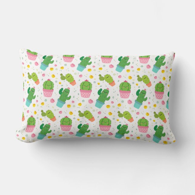 Cojín Lumbar Cactus Lumbar Pillow (Anverso)