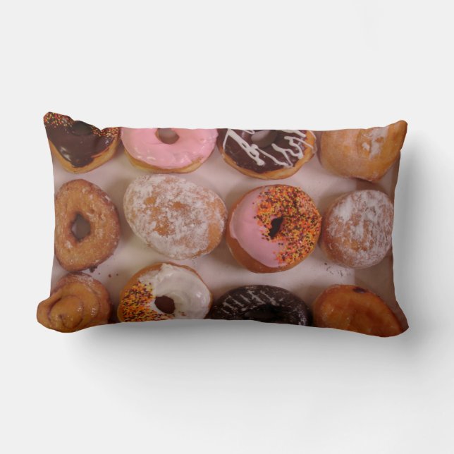 Cojín Lumbar ¡Caja de Donut! (Anverso)