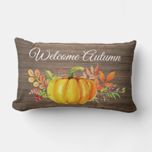Cojín Lumbar Calabaza acuática rusa de otoño