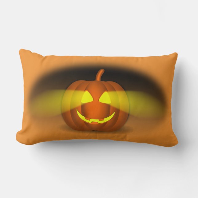 Cojín Lumbar Calabaza brillante - (Anverso)