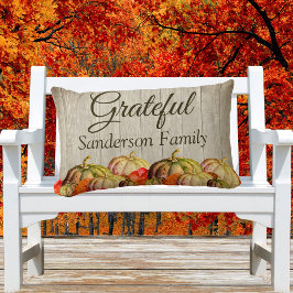 Cojín Lumbar Calabaza de color de agua BOHO