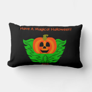 Cojín Lumbar Calabaza mágica de Halloween Calabaza Lumbar Pillo