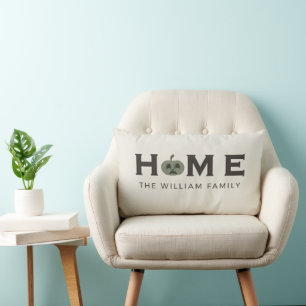 Cojín Lumbar Calabaza Verde Salvia HOGAR Familia Personalizada