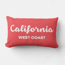 Cojín Lumbar California West Coast Nice Design Textos
