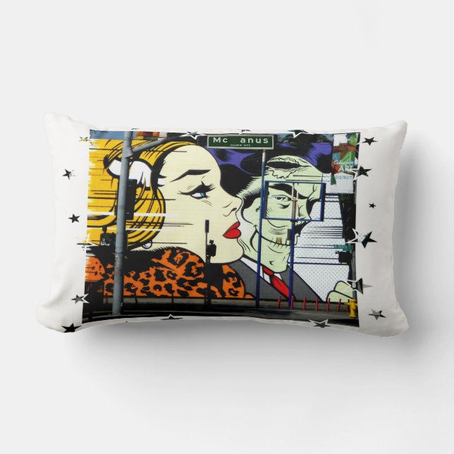 Cojín Lumbar Calle McAnus (Anverso)