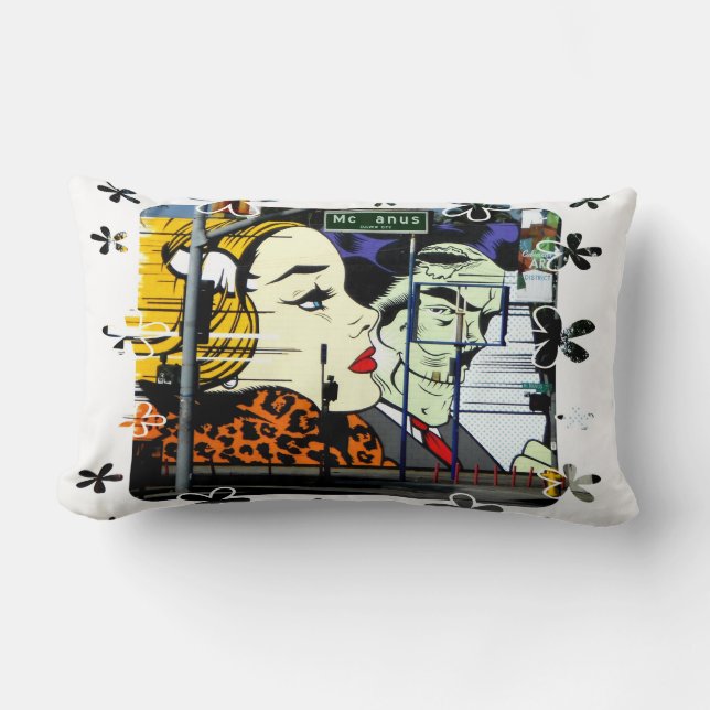 Cojín Lumbar Calle McAnus (Anverso)