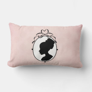 Cojín Lumbar Cameo de estilo victoriano de los años 60