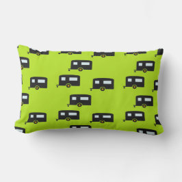 Cojín Lumbar Caminando en verde