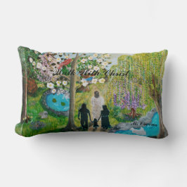 Cojín Lumbar Caminar Con Cristo Pillow